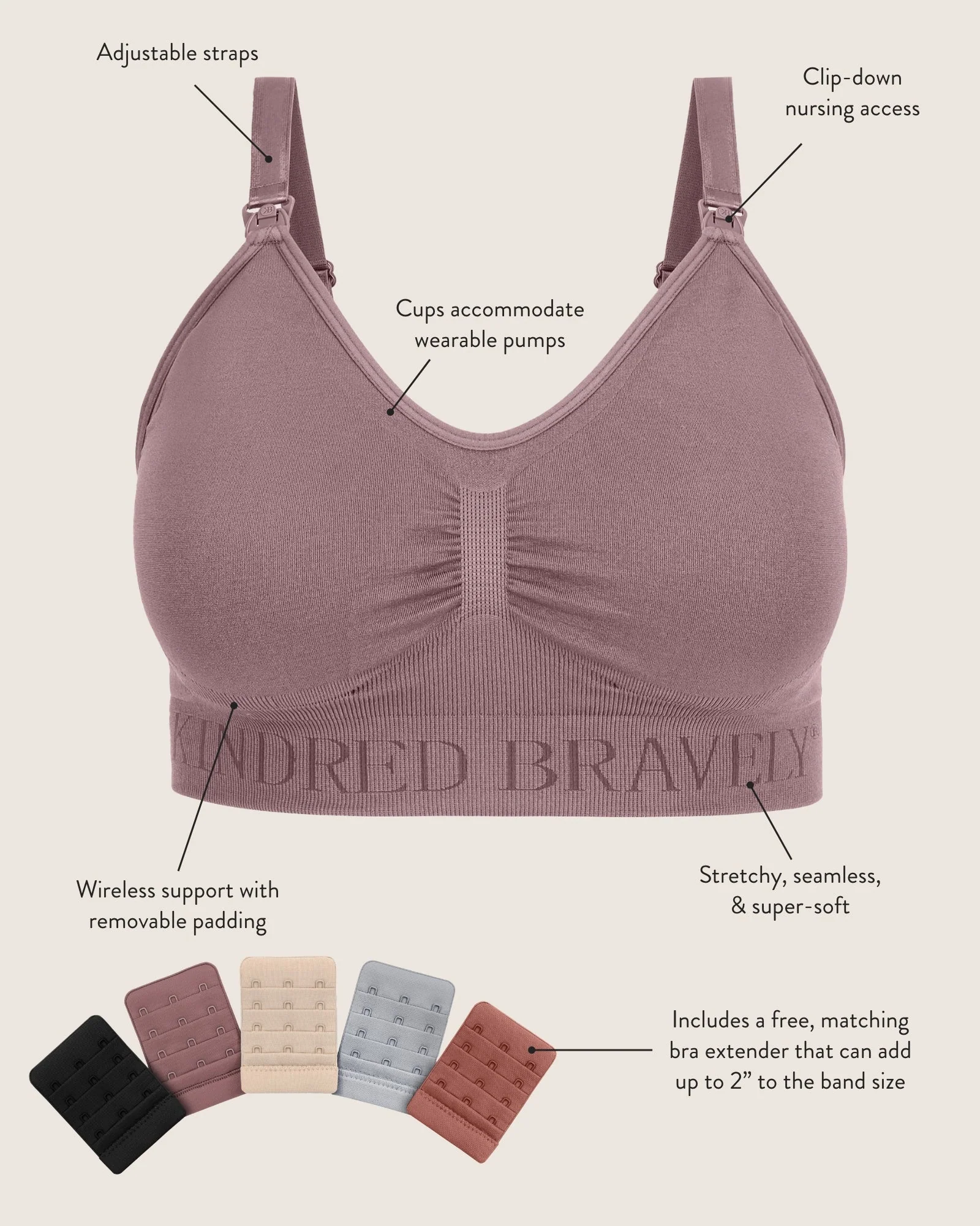 Simply Sublime® Nursing Bra | Black - Image 11