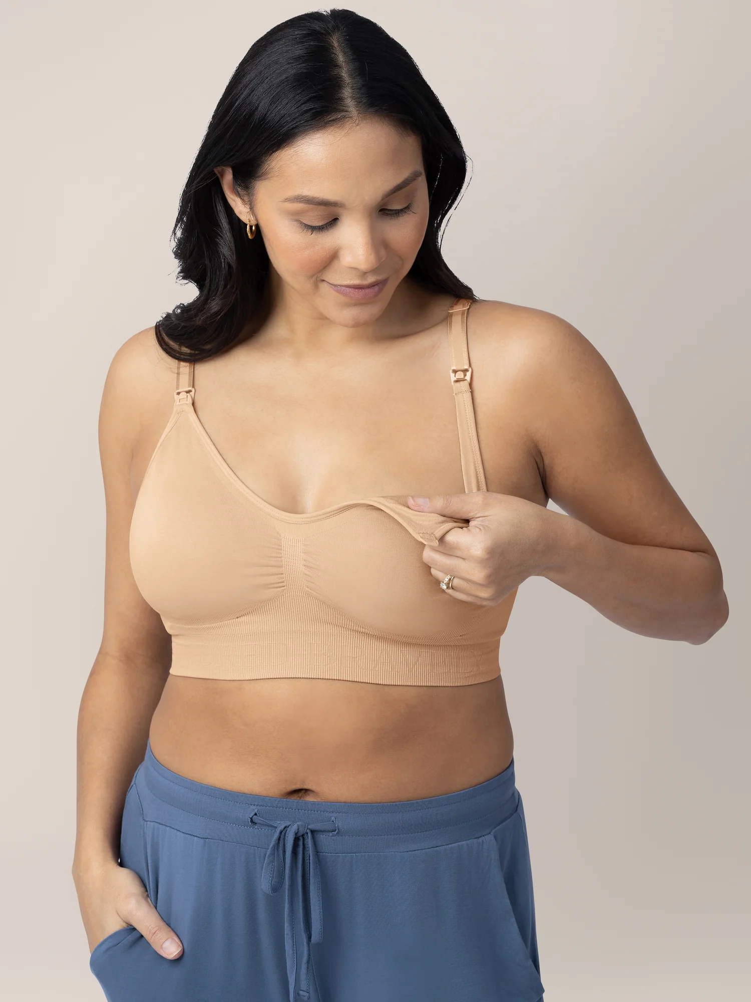 Simply Sublime® Nursing Bra | Beige - Image 6