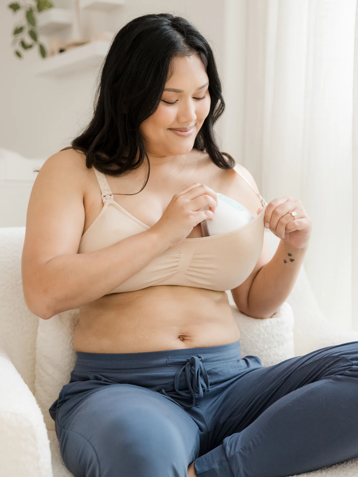 Simply Sublime® Nursing Bra | Beige - Image 10