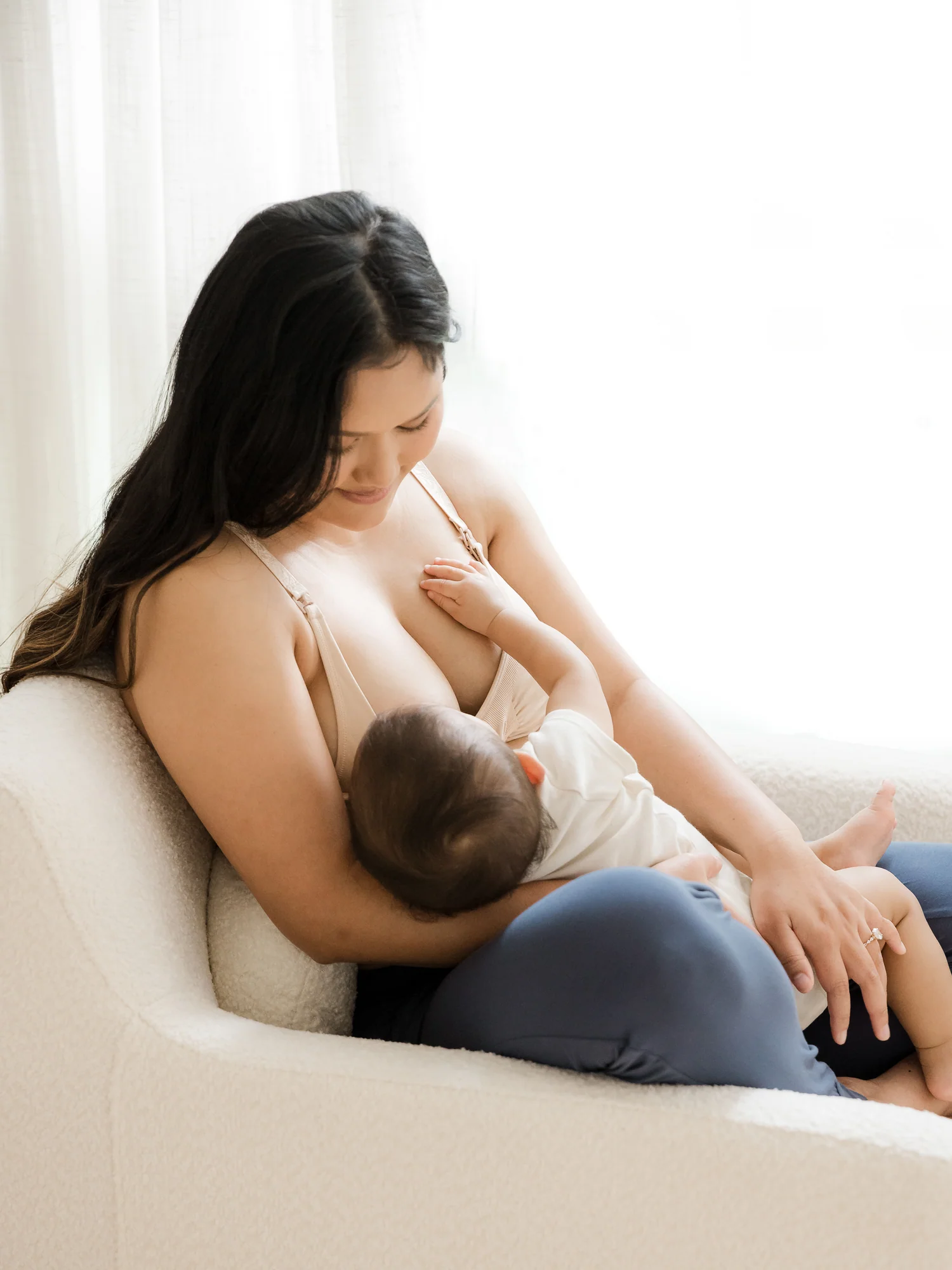 Simply Sublime® Nursing Bra | Beige - Image 9