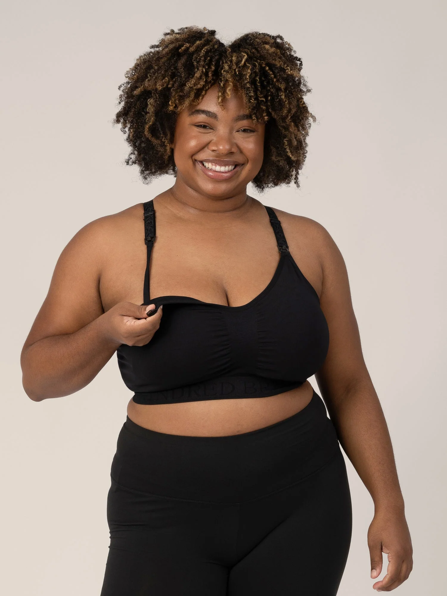 Sublime® Nursing Sports Bra | Black - Image 9